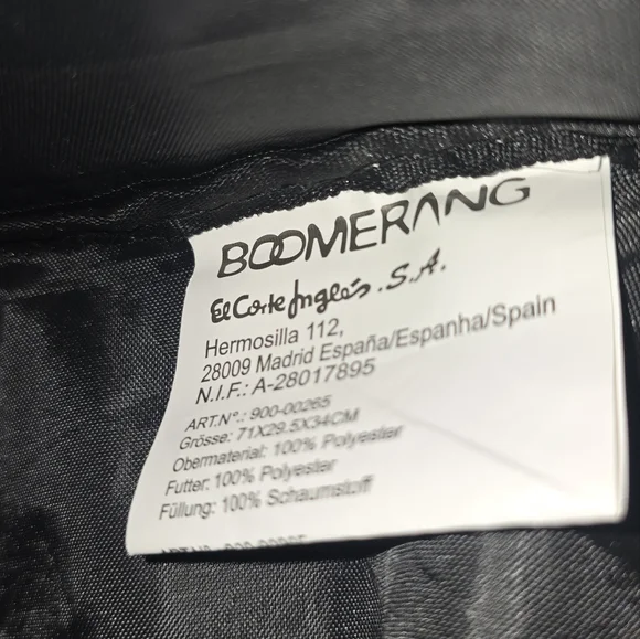 Large Black duffle bag NWOT - Picture 3 of 5